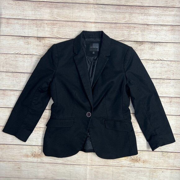 The Limited Black Blazer Size Small Classic Career Professional 1-Button - Picture 1 of 11